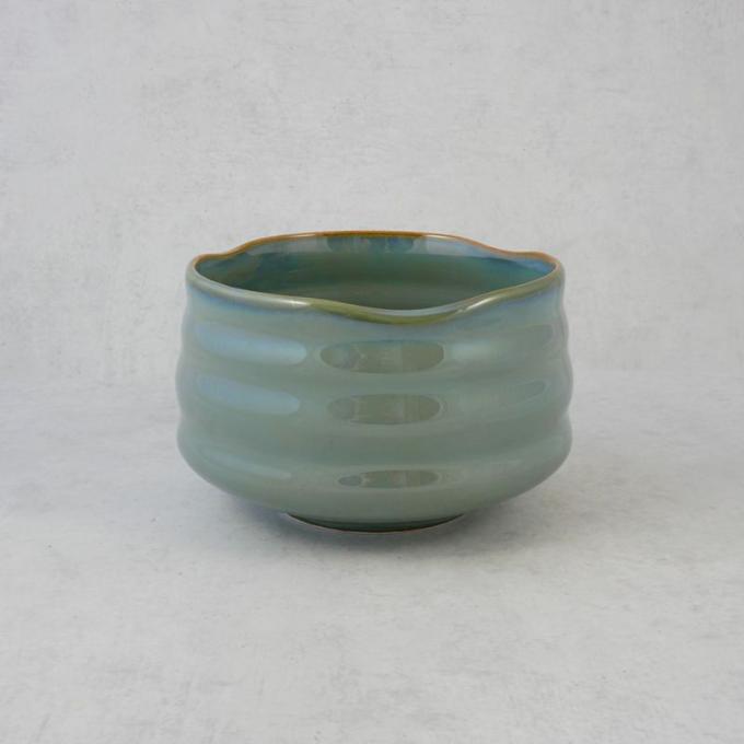 Matcha Schale blau-grau 