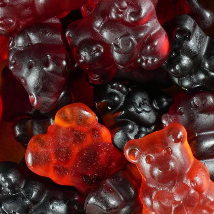 Fruchtsaft Gummibärchen rot 